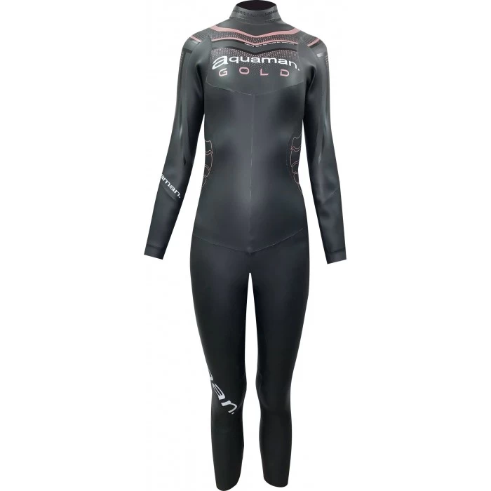 Aquaman Cell Gold Lange Mouw Wetsuit Dames 1 Aquaman Cell Gold Lange Mouw Wetsuit Dames