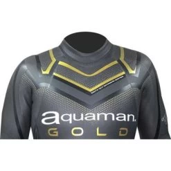 Aquaman Cell Gold Lange Mouw Wetsuit Heren -Zwemserie Winkel aquaman wetsuits cell gold 05
