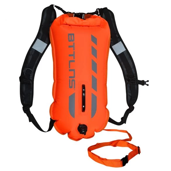 BTTLNS Kronos 1.0 Safeswimmer Backpack Zwemboei 28 Liter Oranje 1 BTTLNS Kronos 1.0 Safeswimmer Backpack Zwemboei 28 Liter Oranje