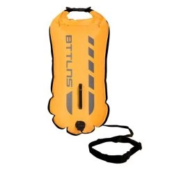 BTTLNS Kronos 1.0 Safeswimmer Backpack Zwemboei 28 Liter Geel -Zwemserie Winkel bttlns buoy kronos yellow low 02