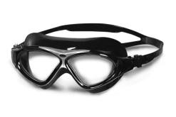 BTTLNS Essovius 1.0 Transparante Lens Zwembril Zwart/zilver