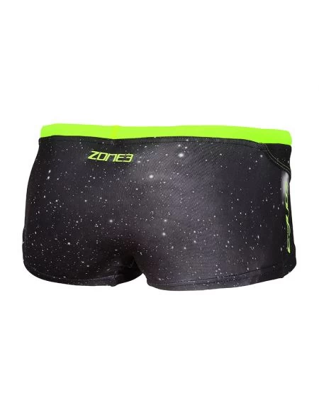 Zone3 Cosmic Brief Zwembroek Zwart/geel Heren 2 Zone3 Cosmic Brief Zwembroek Zwart/geel Heren - Afbeelding 2
