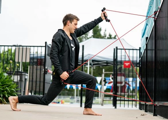 Finis Slide Dryland Trainer 9 Mm Weerstandsband Rood 5 Finis Slide Dryland Trainer 9 Mm Weerstandsband Rood - Afbeelding 5