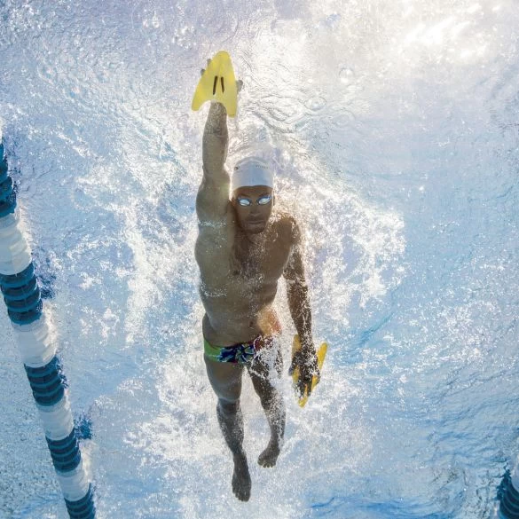 Finis Freestyler Handpeddels Geel 3 Finis Freestyler Handpeddels Geel - Afbeelding 3