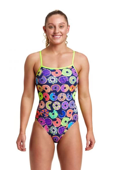 Funkita Dunkin Donuts Single Strap Badpak Dames