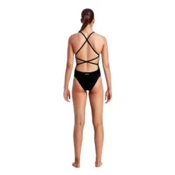 Funkita Still Zwart Strapped In Badpak Dames -Zwemserie Winkel funkita strapped in zwart badpak 02