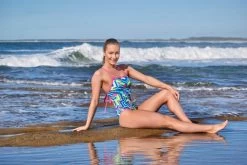 Funkita Cut Lines Tie Me Tight Badpak Dames -Zwemserie Winkel funkita zwemkleding dames tie me tight cut lines fks001l70934 004