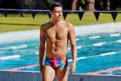 Funky Trunks Ocean Galaxy Classic Trunk Zwembroek Heren -Zwemserie Winkel funky trunks zwemkleding heren classic trunk ft30m ocean galaxy 011