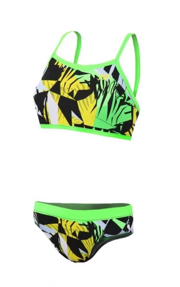 Zone3 High-Jazz 2.0 Bikini Groen Dames 1 Zone3 High-Jazz 2.0 Bikini Groen Dames