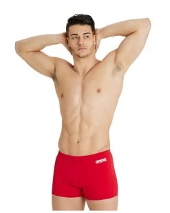 Arena Team Swim Short Rood Heren 7 Arena Team Swim Short Rood Heren -Zwemserie Winkel m team swim short solid red white 2