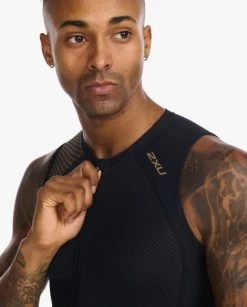 2XU Propel Swim Skin Zwart Heren -Zwemserie Winkel mt6658d blk tur 03