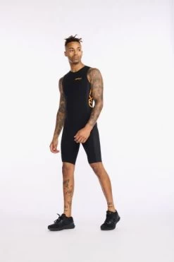 2XU Propel Swim Skin Zwart Heren -Zwemserie Winkel mt6658d blk tur 05