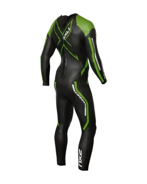 2XU Propel Pro Lange Mouw Wetsuit Zwart/groen Heren 2 2XU Propel Pro Lange Mouw Wetsuit Zwart/groen Heren - Afbeelding 2