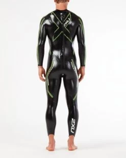 2XU Propel Pro Lange Mouw Wetsuit Zwart/groen Heren 8 2XU Propel Pro Lange Mouw Wetsuit Zwart/groen Heren -Zwemserie Winkel mw5124c blk ngg 003