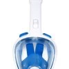 Sea Turtle Flex Deluxe Full Face Snorkelmasker Wit/blauw