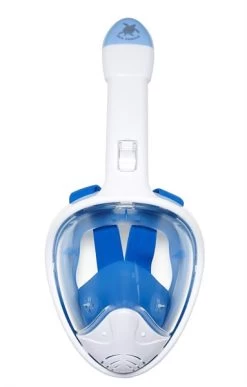 Sea Turtle Flex Deluxe Full Face Snorkelmasker Wit/blauw