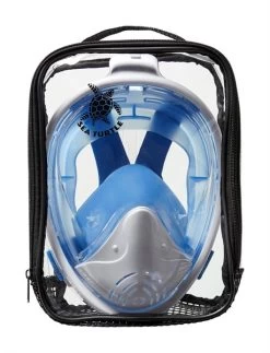 Sea Turtle Flex Deluxe Full Face Snorkelmasker Wit/blauw -Zwemserie Winkel sea turtle flex deluxe wht blue 5