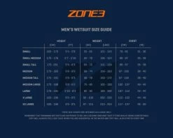 Zone3 Versa Swimrun Heren 10 Zone3 Versa Swimrun Heren -Zwemserie Winkel sizing guides mens wetsuit 2