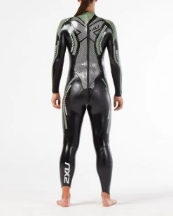 2XU P:2 Propel Lange Mouw Wetsuit Zwart/groen Dames 8 2XU P:2 Propel Lange Mouw Wetsuit Zwart/groen Dames -Zwemserie Winkel ww4993c blk mtg 003