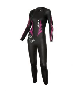 2XU P:1 Propel Lange Mouw Wetsuit Zwart/roze Dames
