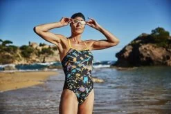 Zone3 Aztec 3.0 Strap Back Badpak Dames -Zwemserie Winkel zone3 zwemkleding dames aztec 30 strap back costume sw20wasb140 011